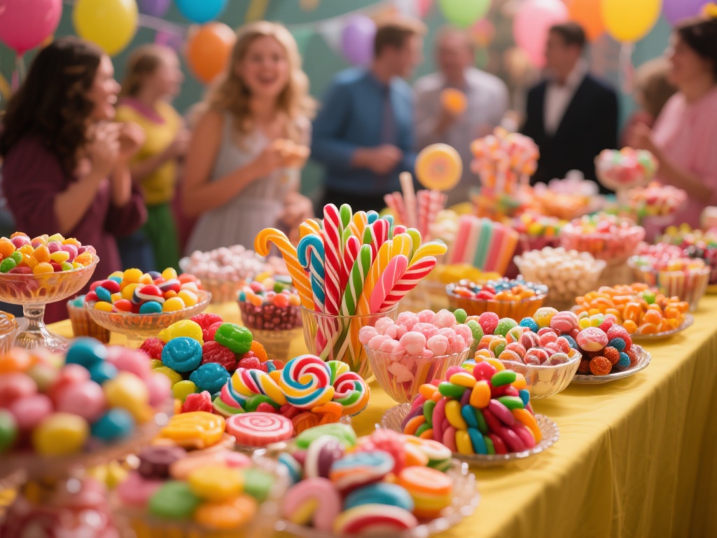 糖果陷阱派对:甜蜜背后的惊喜冒险与秘密揭晓 在一个派对上,摆满糖果的桌子总是最吸引人的地方。明