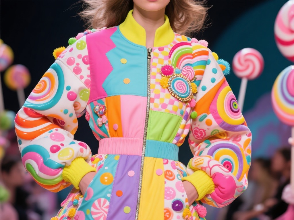 开启甜蜜旅程：畅游糖果派对外套的梦幻奇境