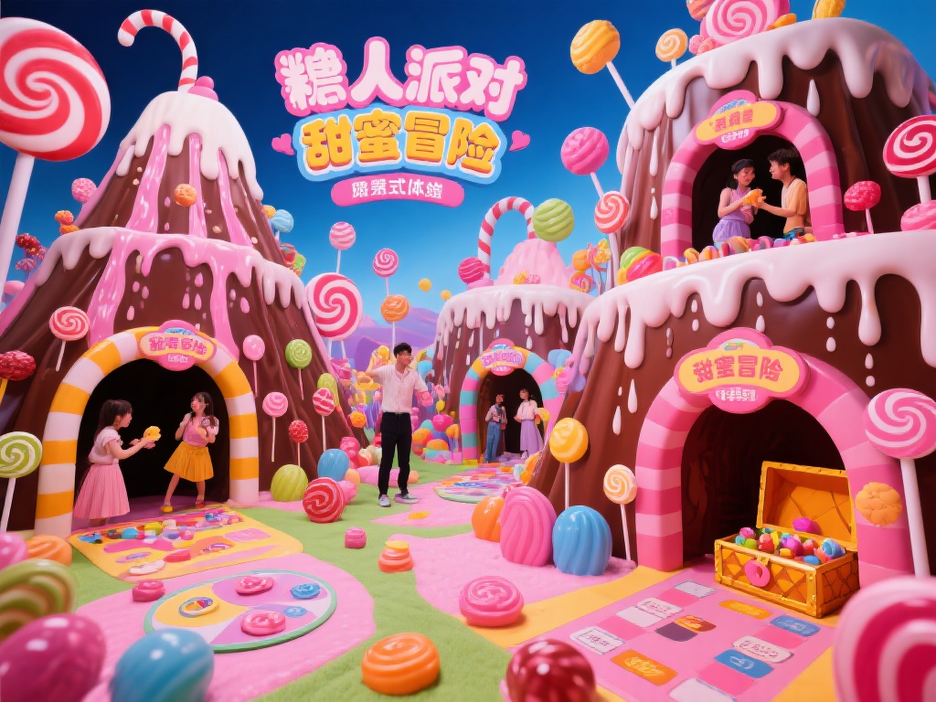 糖果人派对:甜蜜冒险之旅正式开启! 糖果人派对并不简单,它以“甜蜜冒险”为核心主题,通