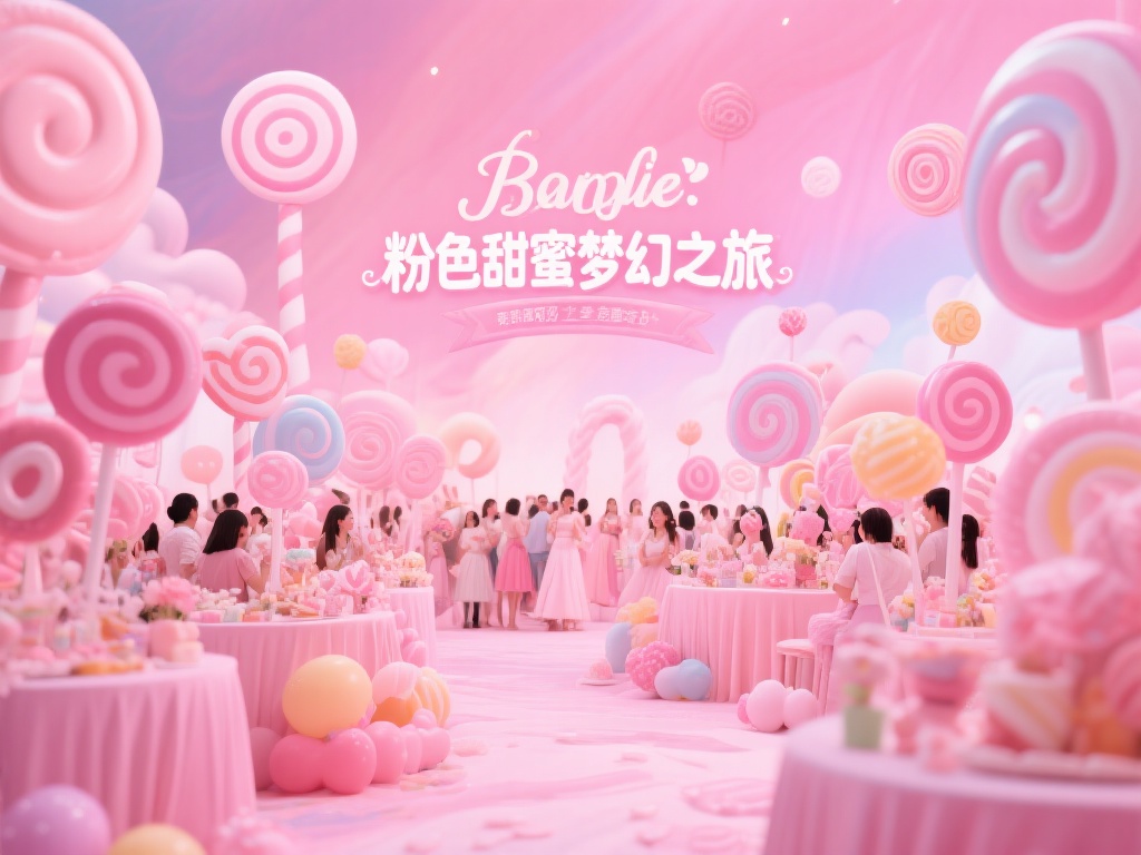 糖果派对：粉色甜蜜梦幻之旅开启欢乐奇境