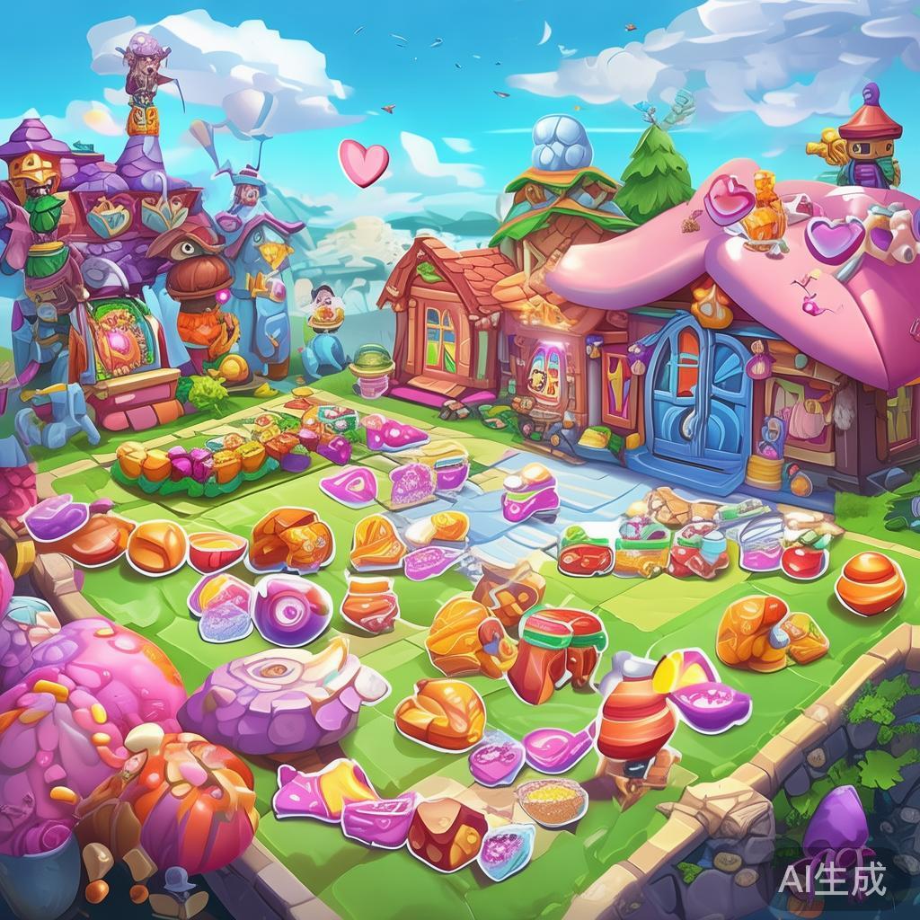 玩家可以通过多种方式获取特色糖果。通常，糖果会出现