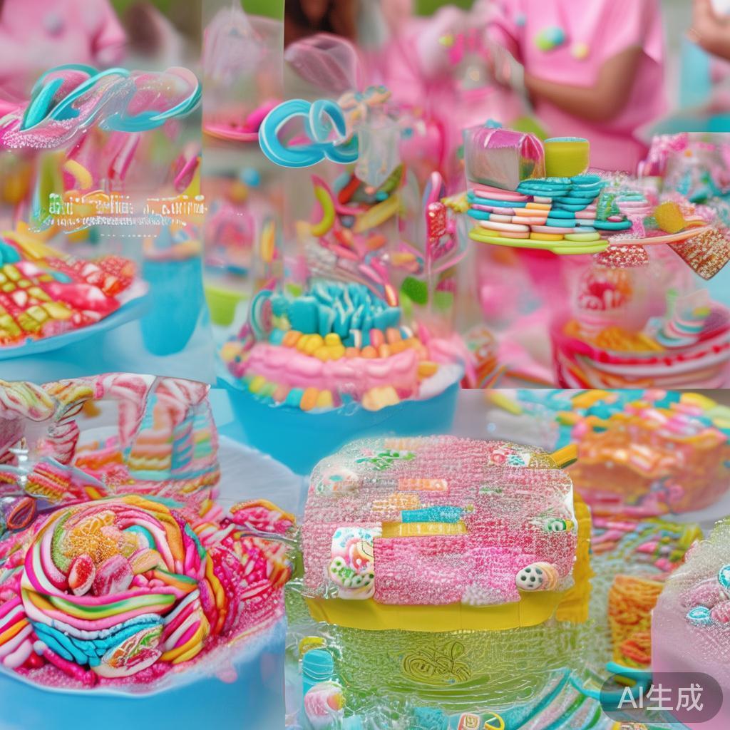 除了诱人的糖果，麻子糖果派对还注重互动体验设计。例
